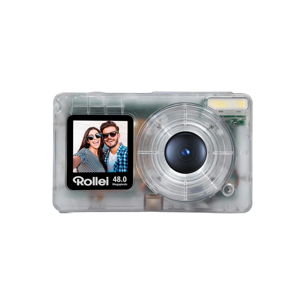 Compactline Pocket | Transparent | 48MP Digitalkamera mit 4K