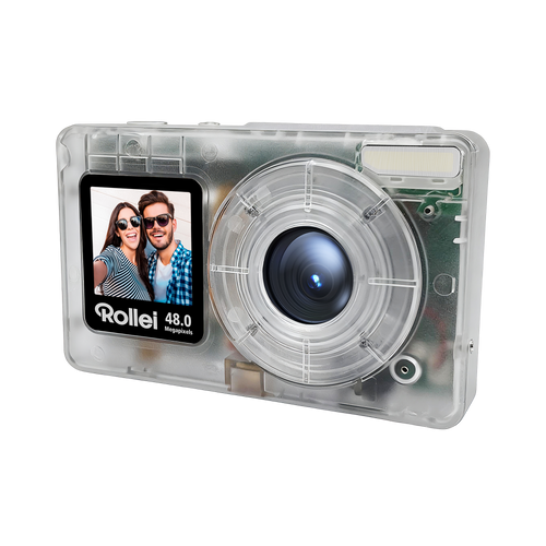 Compactline Pocket | Transparent | 48MP Digitalkamera mit 4K