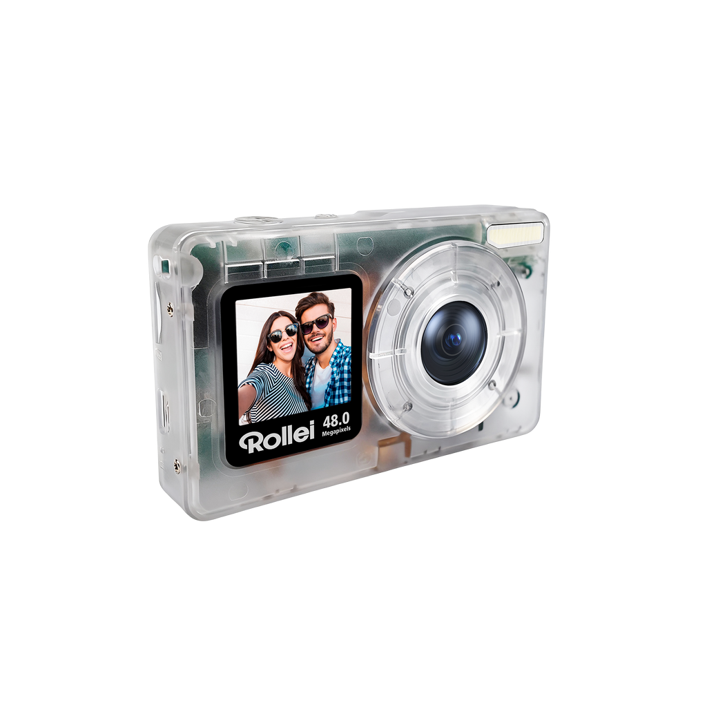 Compactline Pocket | Transparent | 48MP Digitalkamera mit 4K