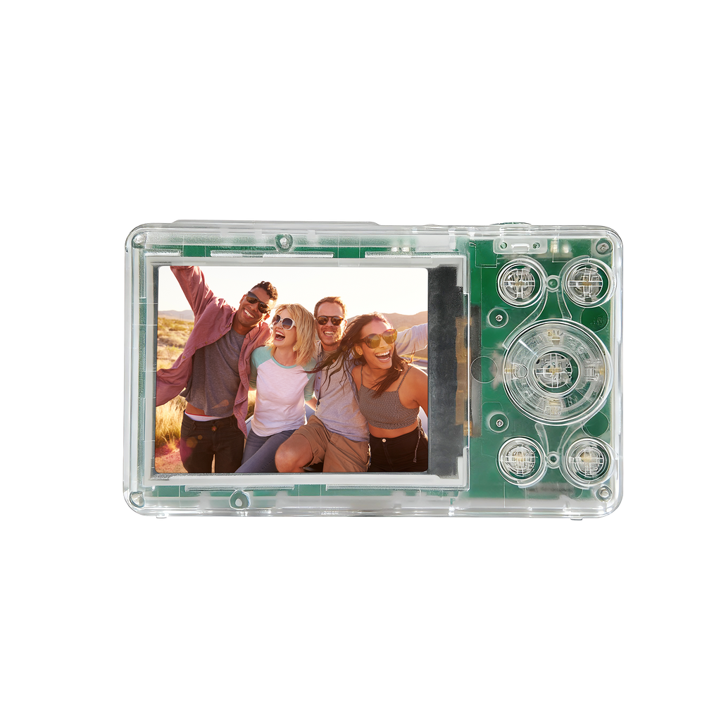 Compactline Pocket | Transparent | 48MP Digitalkamera mit 4K
