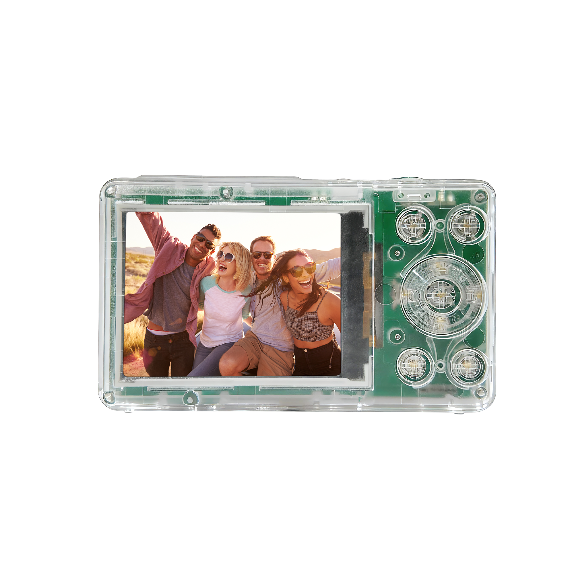 Compactline Pocket | Transparent | 48MP Digitalkamera mit 4K