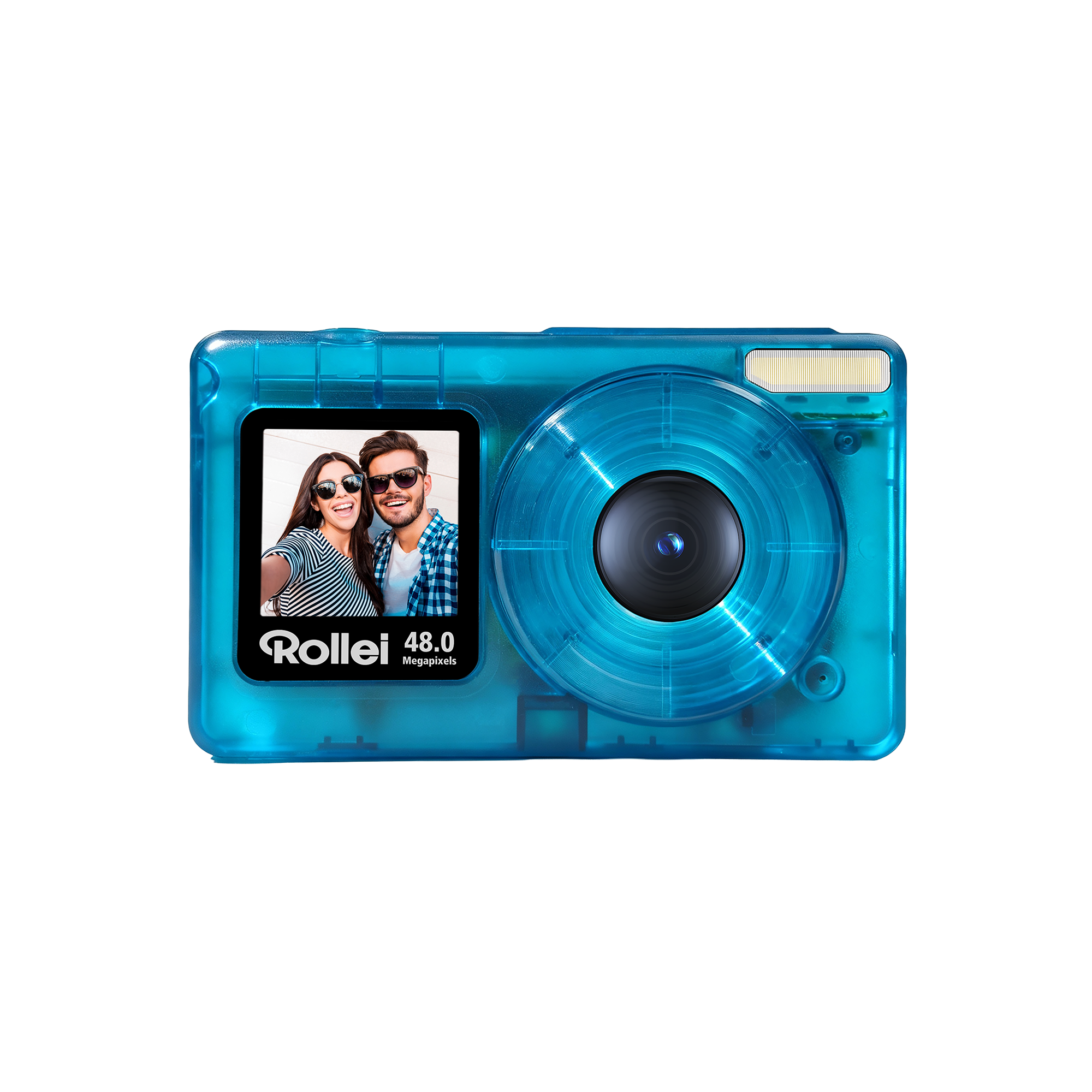 Compactline Pocket | Transparent | 48MP Digitalkamera mit 4K