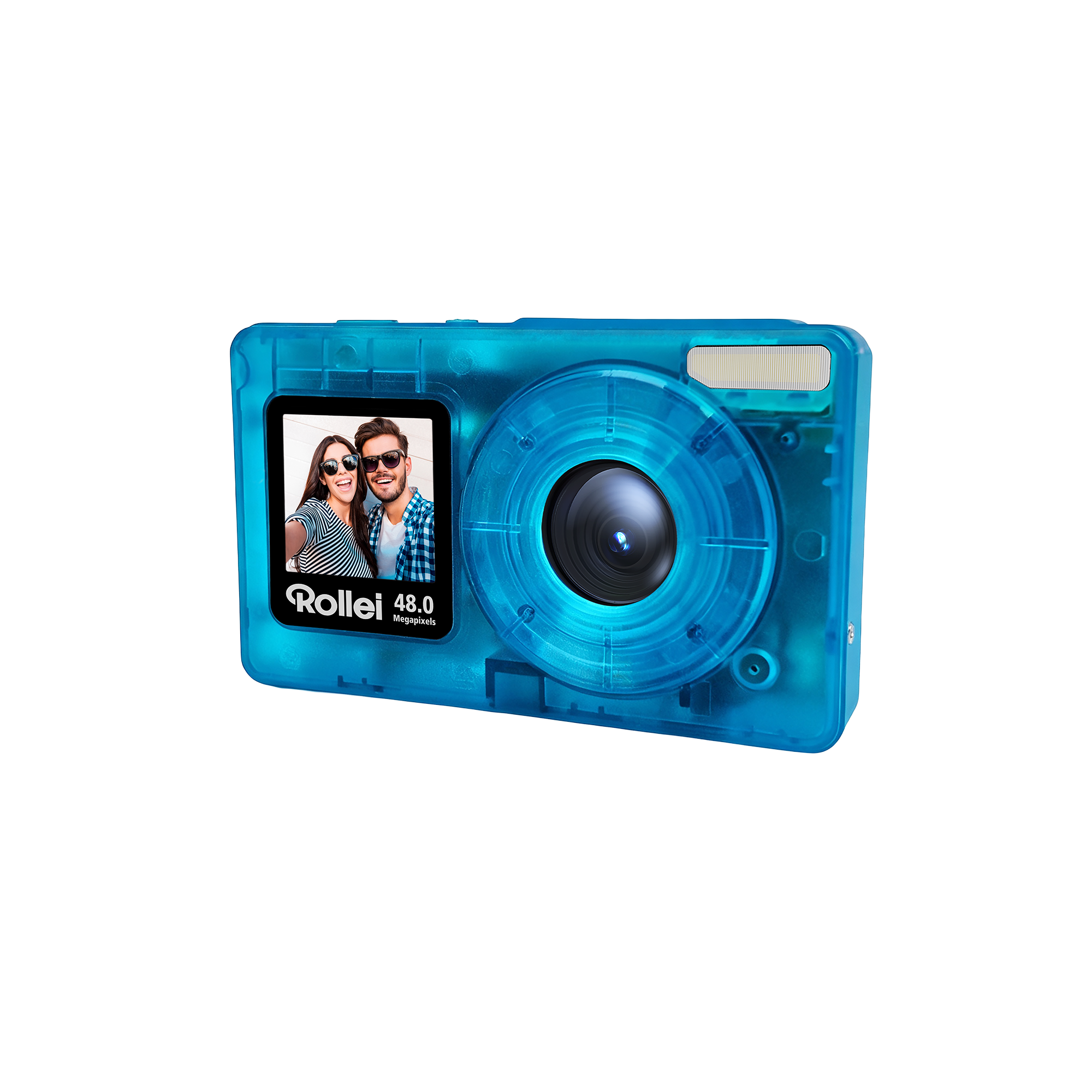 Compactline Pocket | Transparent | 48MP Digitalkamera mit 4K