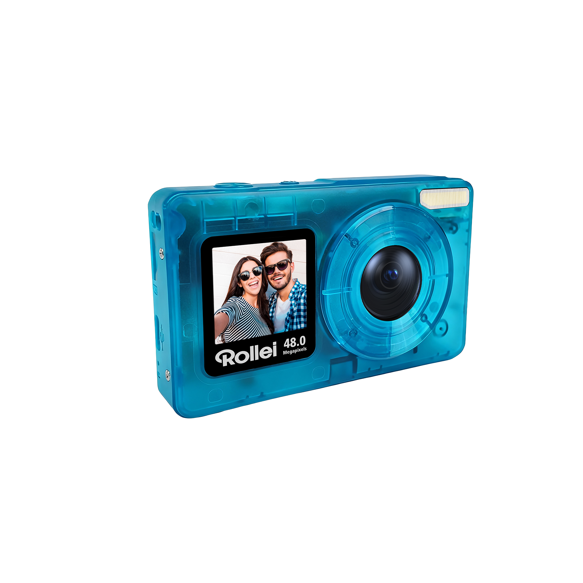 Compactline Pocket | Transparent | 48MP Digitalkamera mit 4K