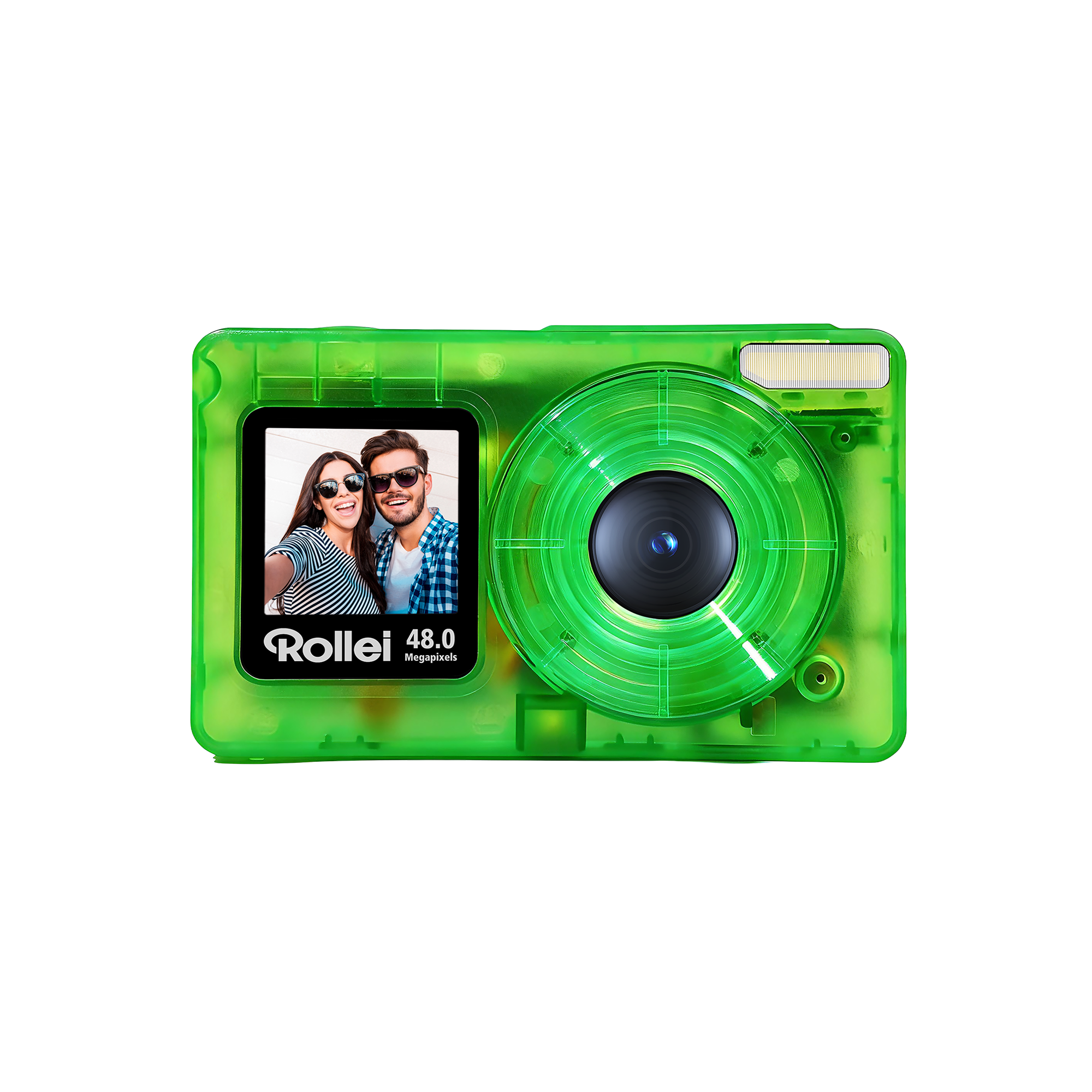 Compactline Pocket | Transparent | 48MP Digitalkamera mit 4K