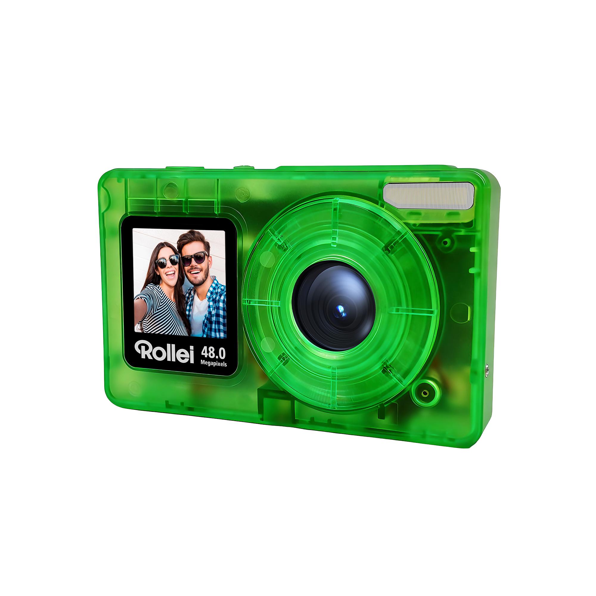 Compactline Pocket | Transparent | 48MP Digitalkamera mit 4K