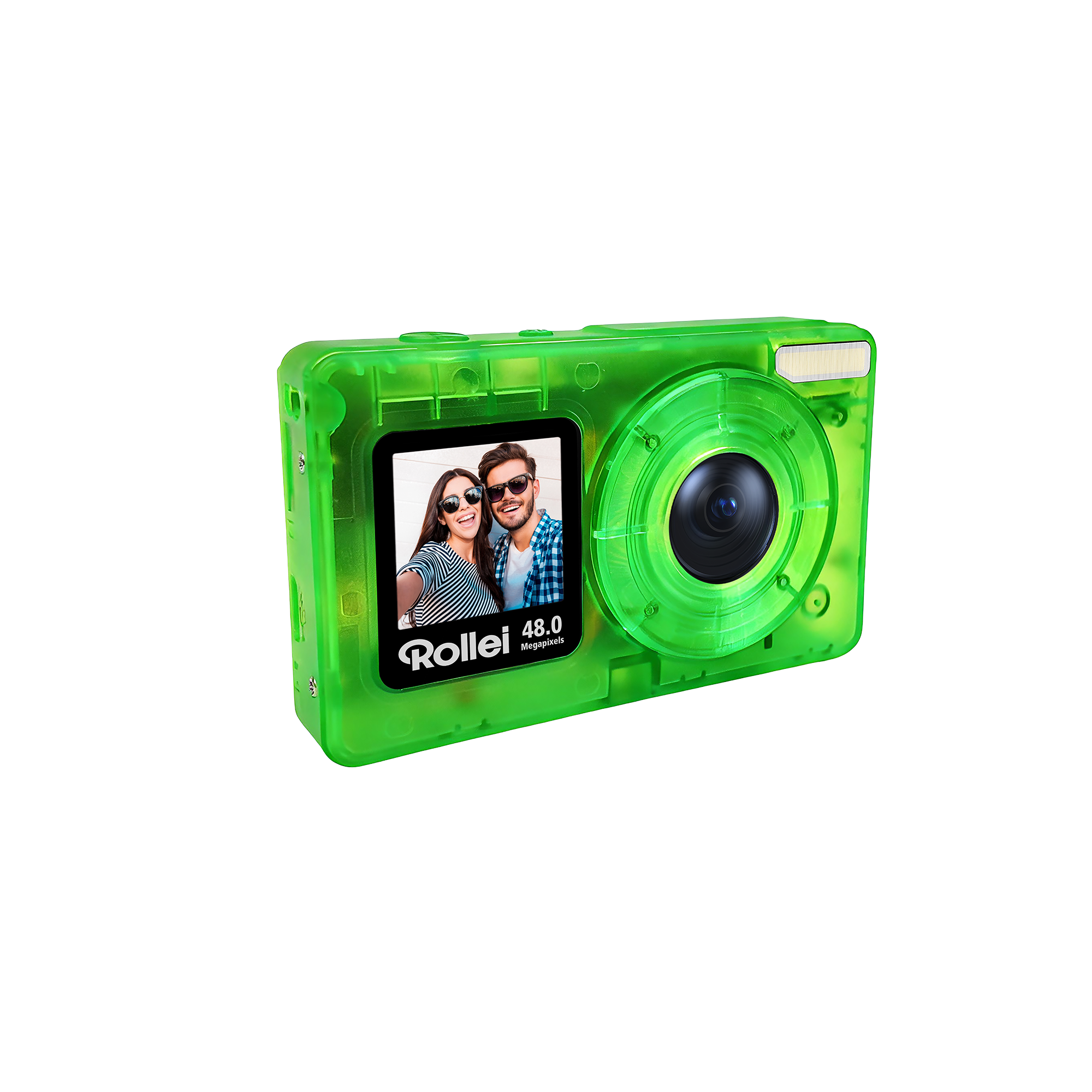 Compactline Pocket | Transparent | 48MP Digitalkamera mit 4K