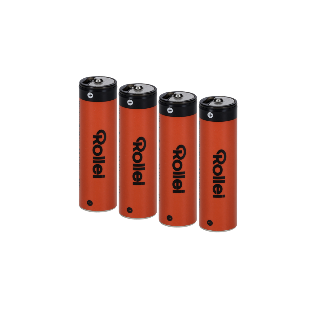 USB-C Li-Ion Akkus (wiederaufladbar) – 4er-Pack