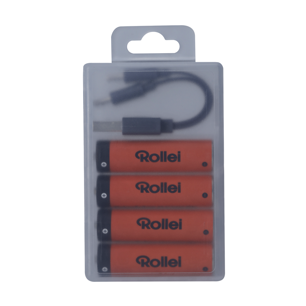 USB-C Li-Ion Akkus (wiederaufladbar) – 4er-Pack