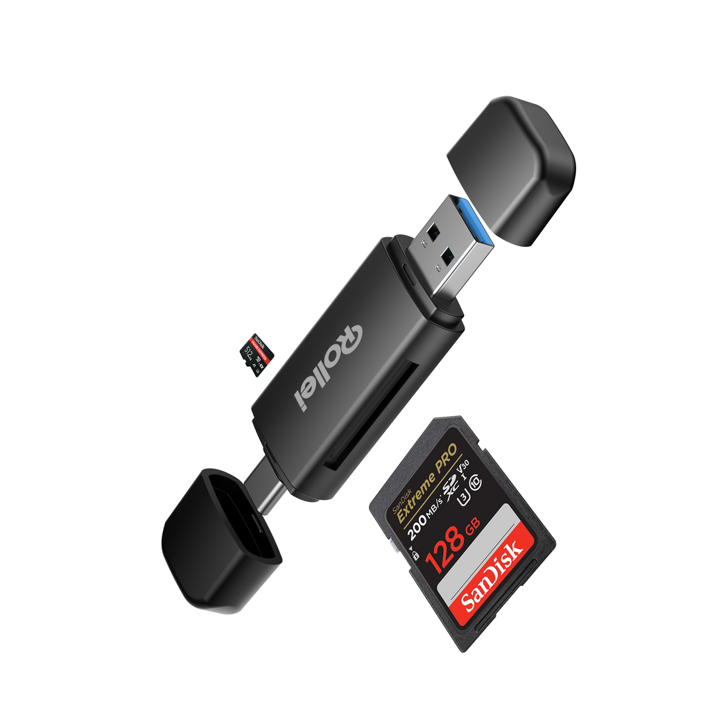 2-in-1 Kartenlesegerät | SD & microSD
