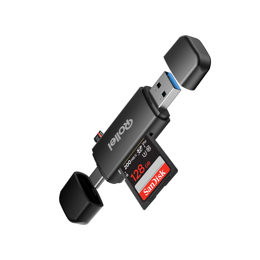 2-in-1 Kartenlesegerät | SD & microSD