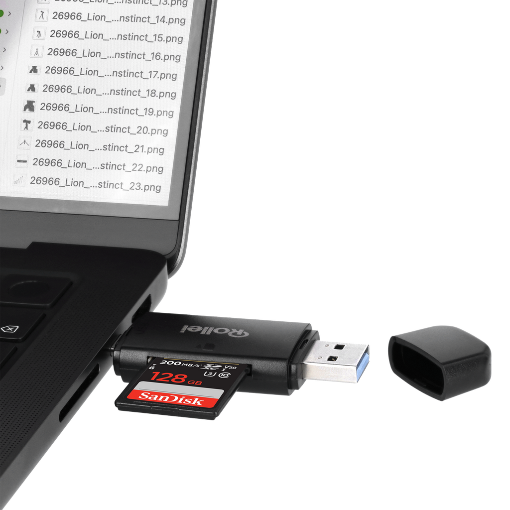 2-in-1 Kartenlesegerät | SD & microSD