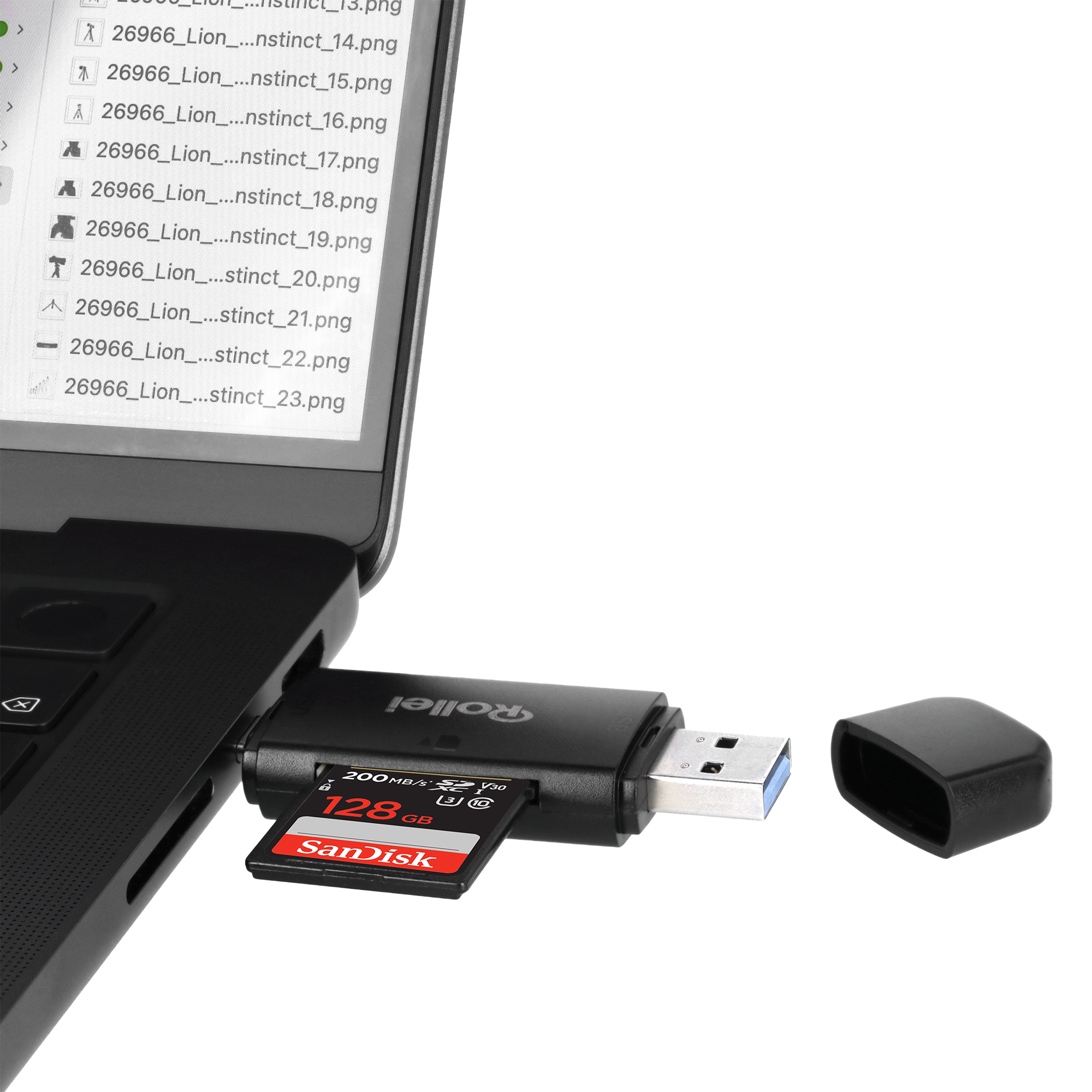 2-in-1 Kartenlesegerät | SD & microSD